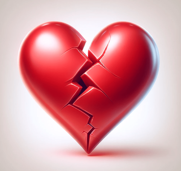 깨진하트 특수문자 이모티콘이에요